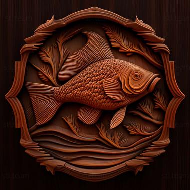 3D model Erythrosonus fish (STL)